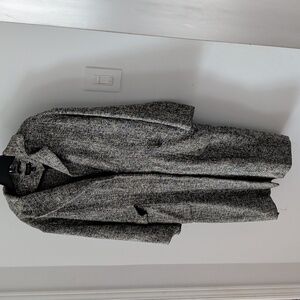 Xs Topshop Elegant Gray Women's autumn spring trench Coat